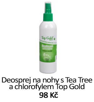 Deo sprej na nohy - Tea Tree, chlorofyl