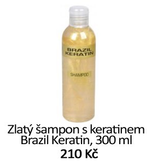 Zlatý šampon s keratinem